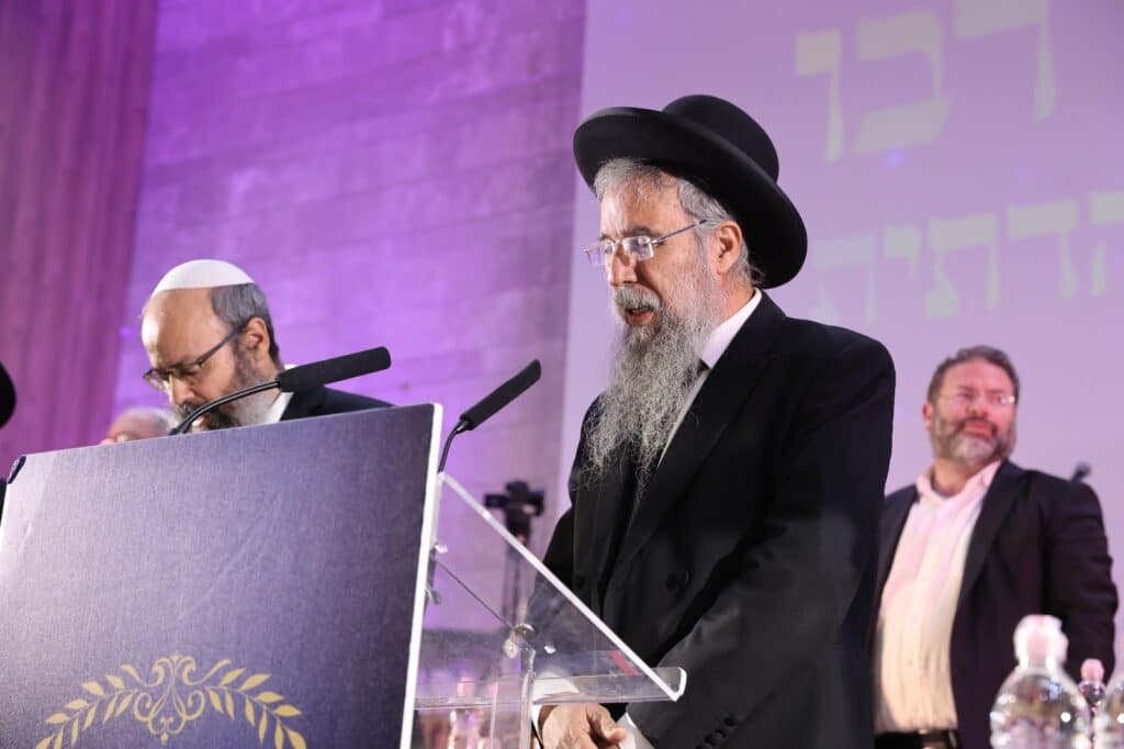 האב השכול סיים את הש"ס בנוכחות רבני הציונות הדתית