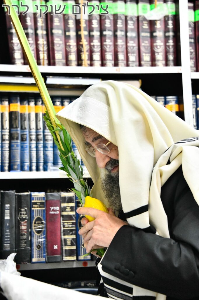 גלריה: חג הסוכות במחיצתו של רבה של בני ברק הגר"מ בן שמעון