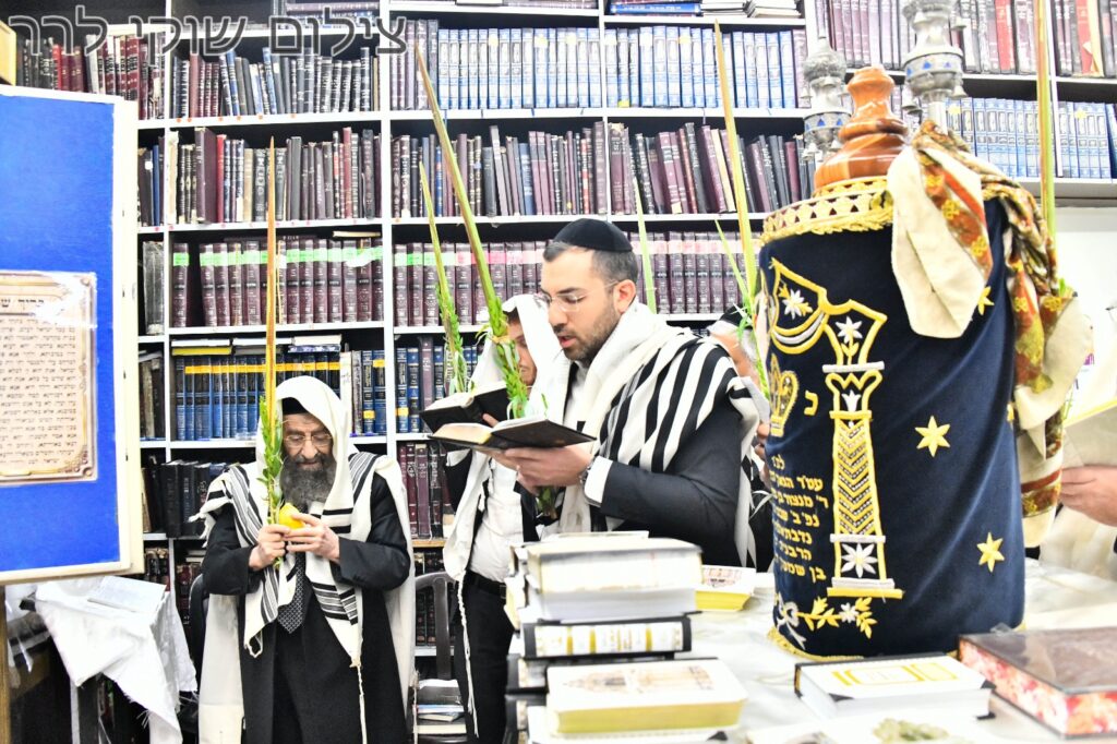 גלריה: חג הסוכות במחיצתו של רבה של בני ברק הגר"מ בן שמעון