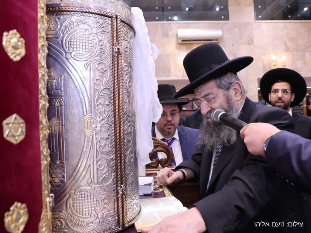 גלריה: חג הסוכות במחיצתו של רבה של בני ברק הגר"מ בן שמעון