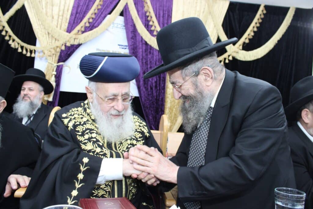 גלריה: חג הסוכות במחיצתו של רבה של בני ברק הגר"מ בן שמעון