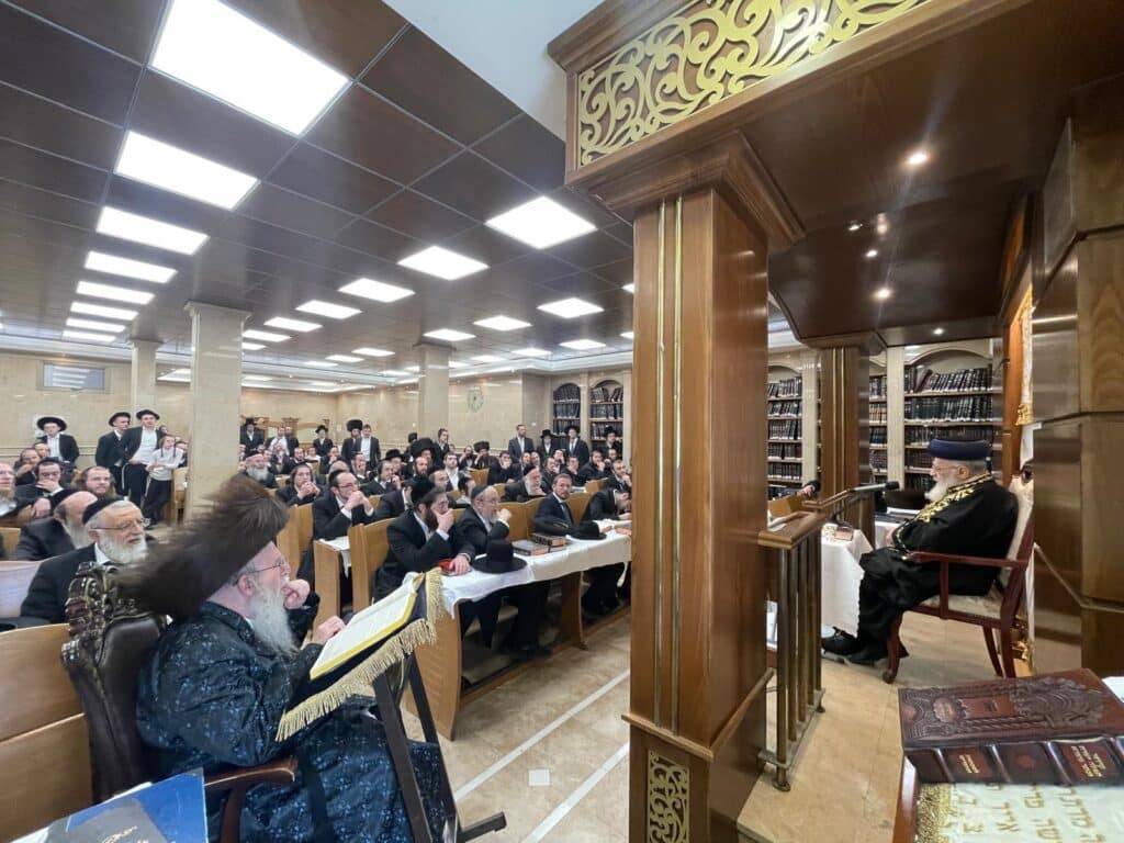 חג הסוכות במחיצתו של הראשון לציון הגאון רבי יצחק יוסף