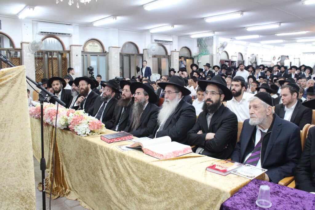בני ברק: מאות במעמד הקבלת פני רבו לראשל"צ הגר"י יוסף