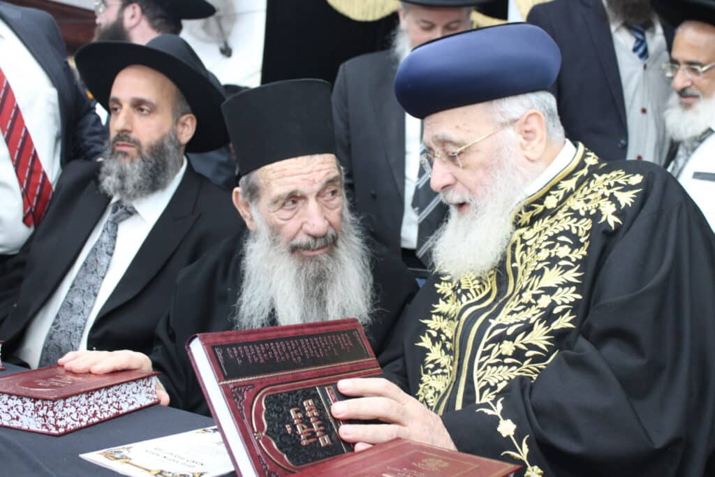 בני ברק: מאות במעמד הקבלת פני רבו לראשל"צ הגר"י יוסף