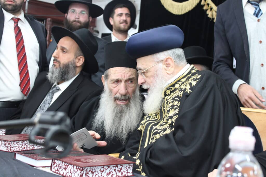 בני ברק: מאות במעמד הקבלת פני רבו לראשל"צ הגר"י יוסף