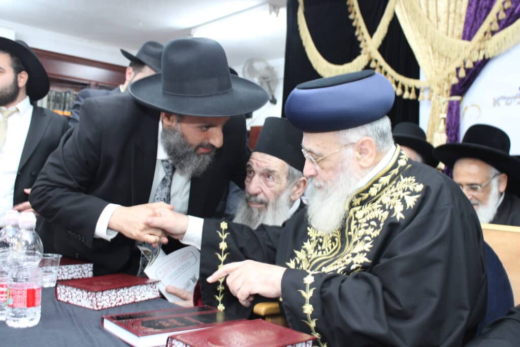 בני ברק: מאות במעמד הקבלת פני רבו לראשל"צ הגר"י יוסף