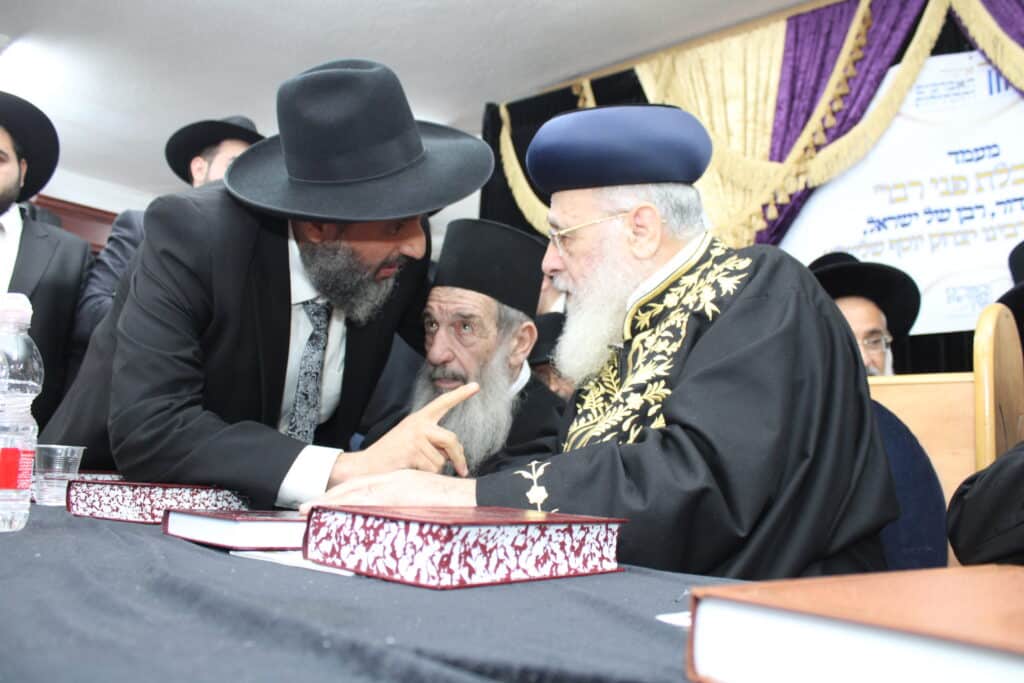 בני ברק: מאות במעמד הקבלת פני רבו לראשל"צ הגר"י יוסף