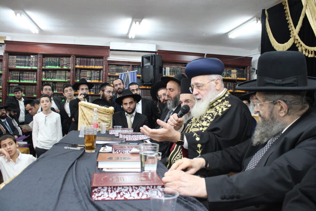 בני ברק: מאות במעמד הקבלת פני רבו לראשל"צ הגר"י יוסף