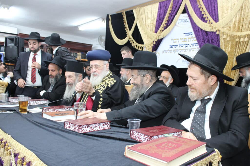 בני ברק: מאות במעמד הקבלת פני רבו לראשל"צ הגר"י יוסף