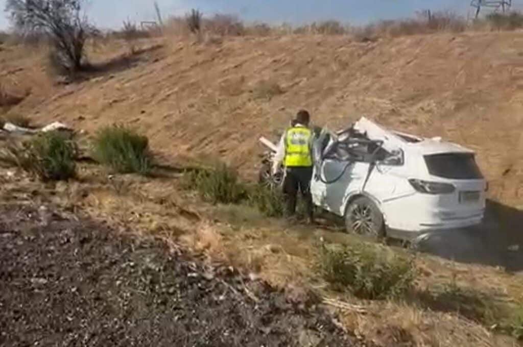 נהג רכב נהרג בהתנגשות עם משאית בכביש 6