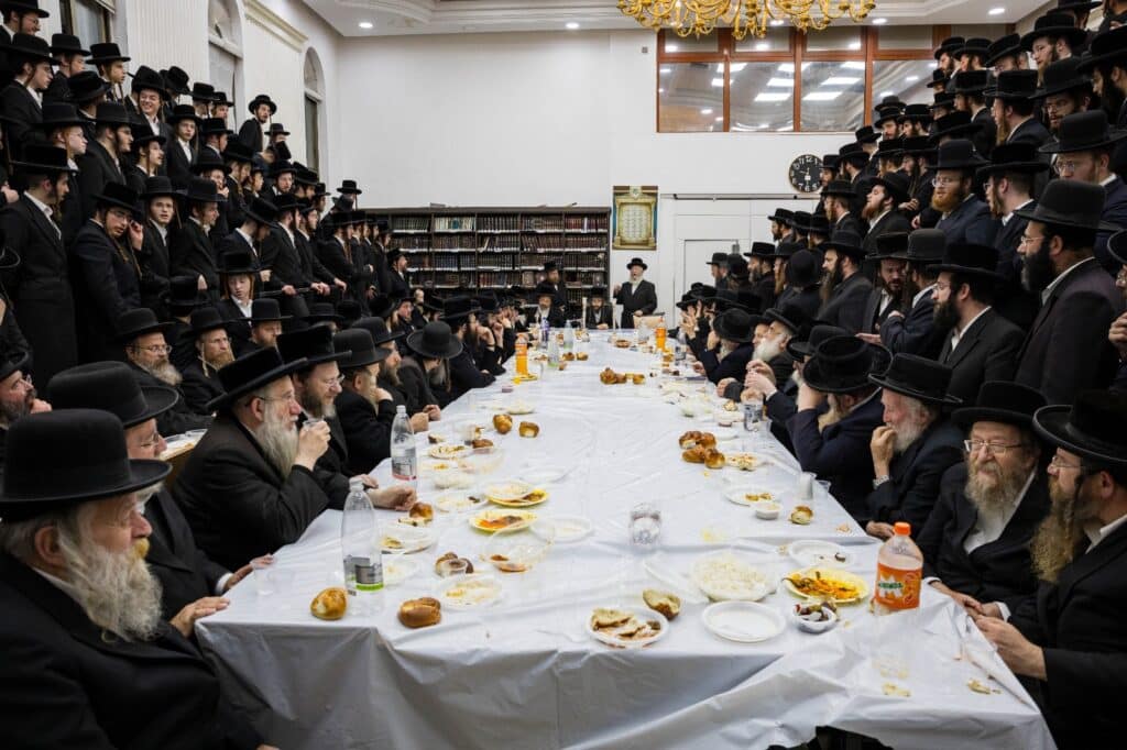 הרבי מזוויעהל ערך טיש ועלה עם החסידים לציון בגבעת רם