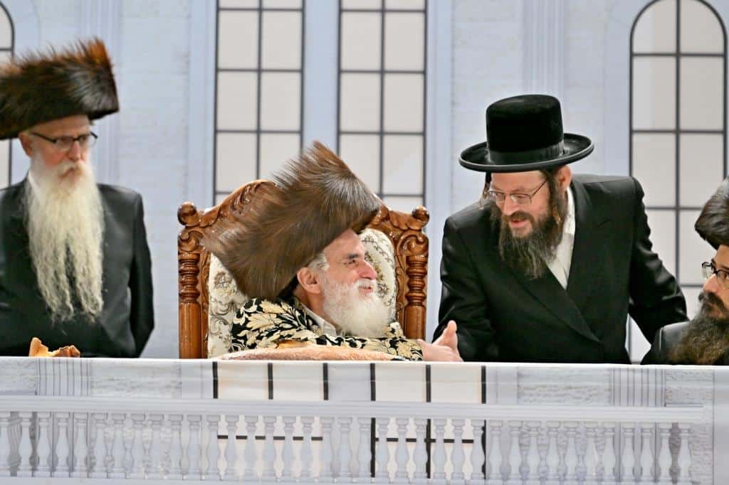 האדמו"ר חנך את ביהמ"ד החדש על שם אביו בעל ה'ישועות משה'