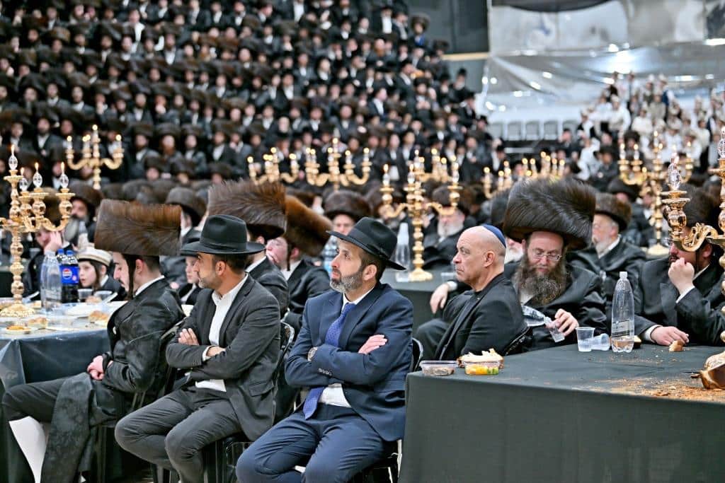 האדמו"ר חנך את ביהמ"ד החדש על שם אביו בעל ה'ישועות משה'