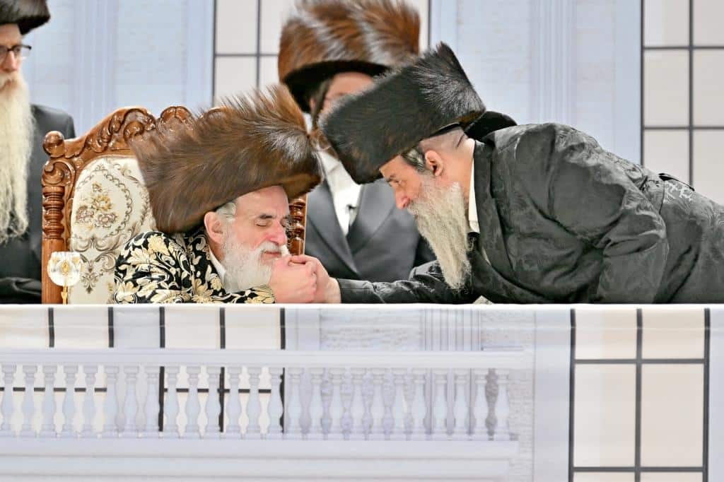 האדמו"ר חנך את ביהמ"ד החדש על שם אביו בעל ה'ישועות משה'