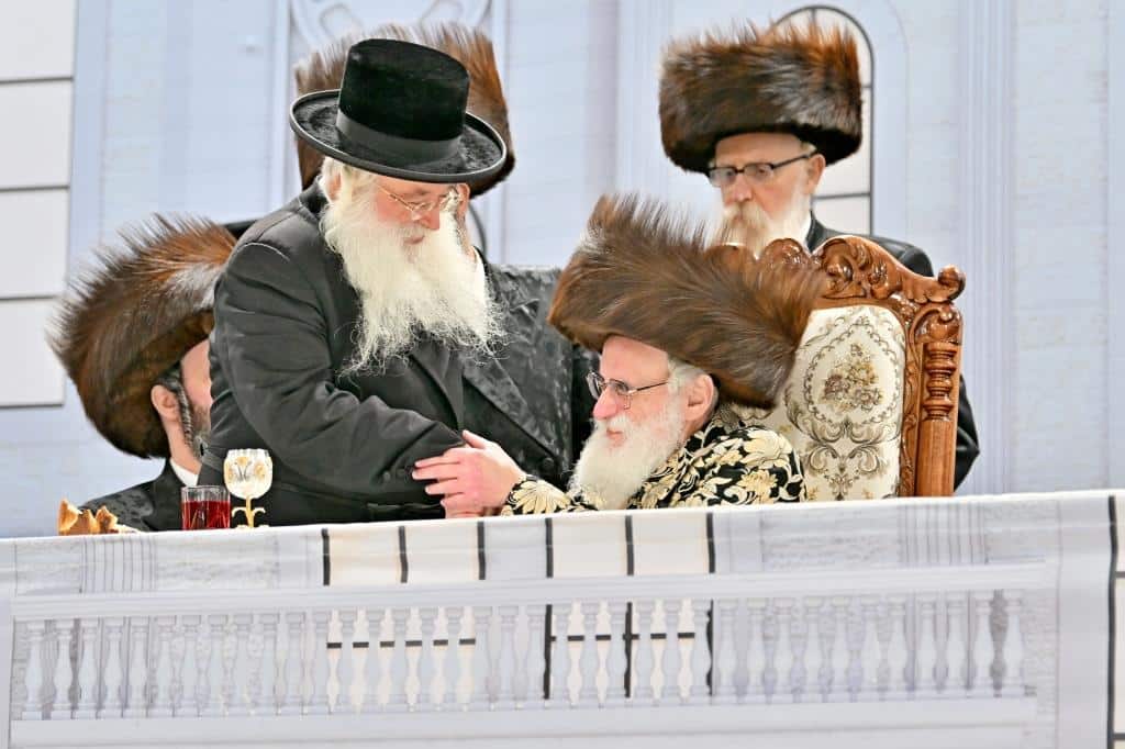 האדמו"ר חנך את ביהמ"ד החדש על שם אביו בעל ה'ישועות משה'