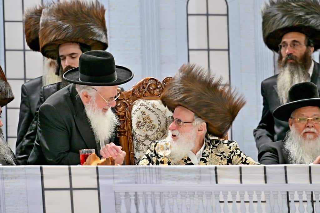 האדמו"ר חנך את ביהמ"ד החדש על שם אביו בעל ה'ישועות משה'