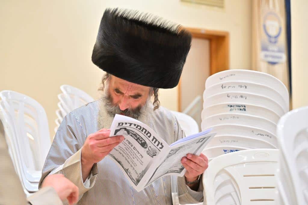 גלריה: שבת יארצייט בקהל עדת ירושלים ישיבת המתמידים