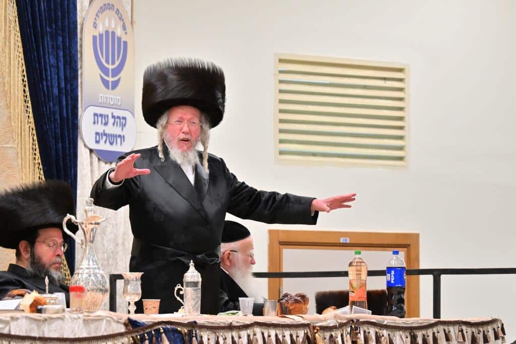 גלריה: שבת יארצייט בקהל עדת ירושלים ישיבת המתמידים