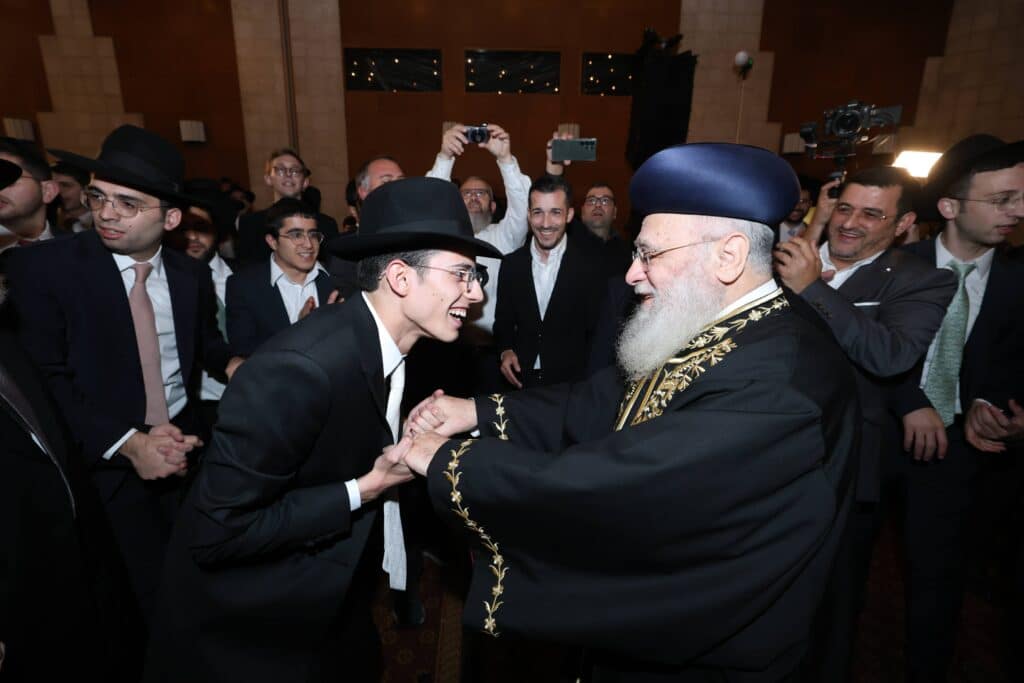 קול רינה וישועה באהלי צדיקים: שמחת נישואי נכדת הראשונים לציון