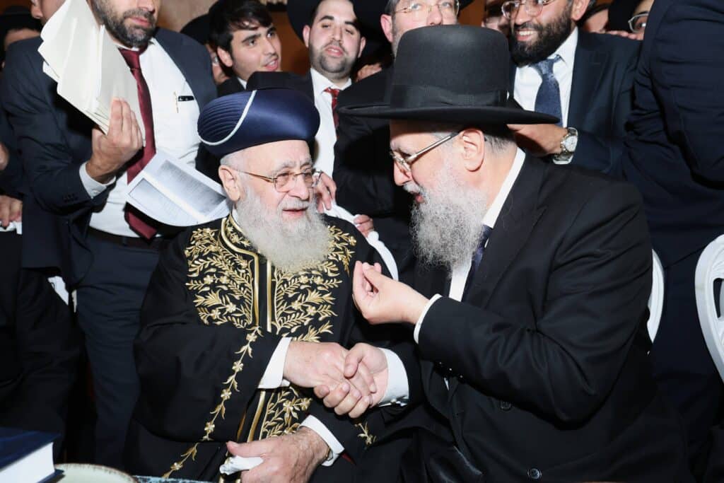 קול רינה וישועה באהלי צדיקים: שמחת נישואי נכדת הראשונים לציון