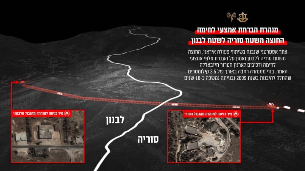 כך פגע צה"ל בציר העברת אמל"ח דרך סוריה לחיזבאללה