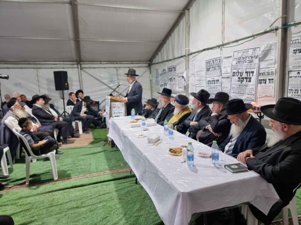 גלריה: ראש הישיבה הכריז על אחיינו לממשיך הדרך