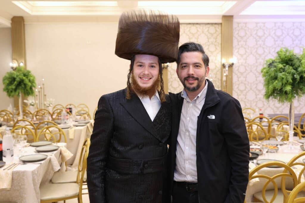 רבנים ואישי ציבור בשמחת הברית לנין הגרי"ד גרוסמן