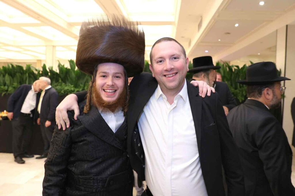 רבנים ואישי ציבור בשמחת הברית לנין הגרי"ד גרוסמן