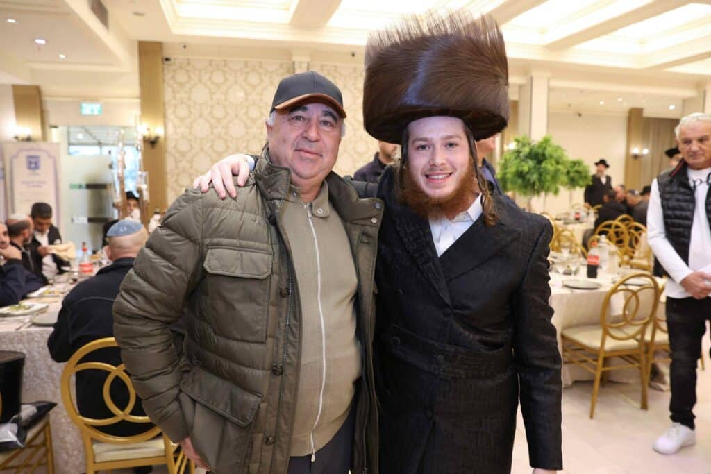 רבנים ואישי ציבור בשמחת הברית לנין הגרי"ד גרוסמן