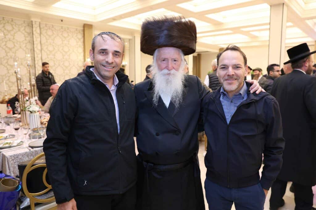 רבנים ואישי ציבור בשמחת הברית לנין הגרי"ד גרוסמן