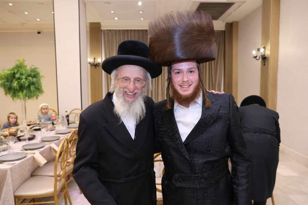 רבנים ואישי ציבור בשמחת הברית לנין הגרי"ד גרוסמן