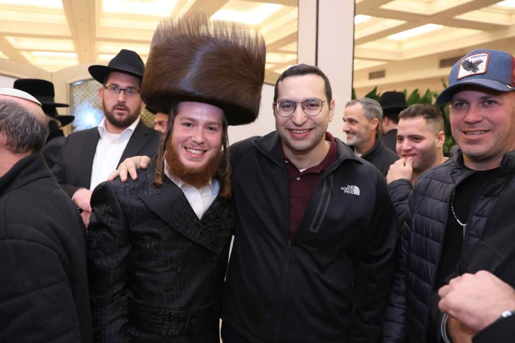 רבנים ואישי ציבור בשמחת הברית לנין הגרי"ד גרוסמן