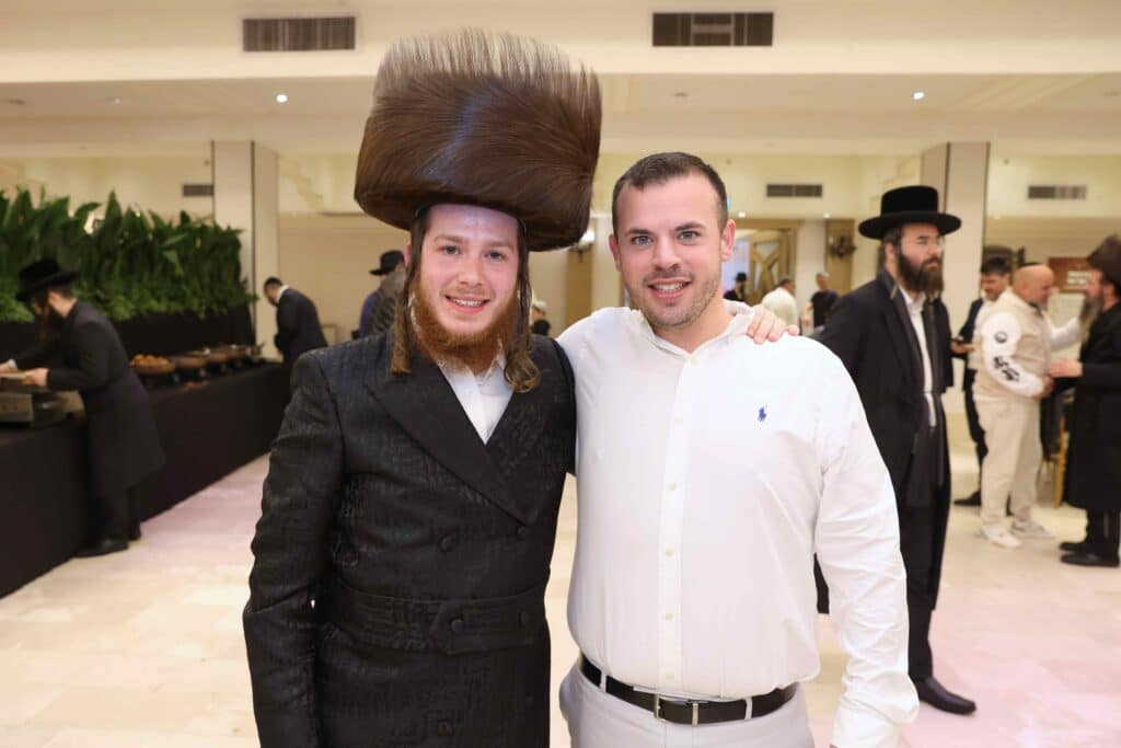 רבנים ואישי ציבור בשמחת הברית לנין הגרי"ד גרוסמן