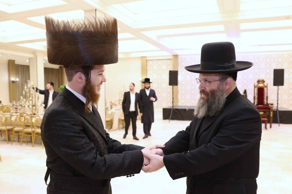 רבנים ואישי ציבור בשמחת הברית לנין הגרי"ד גרוסמן