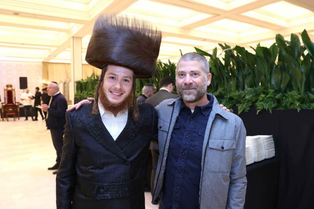 רבנים ואישי ציבור בשמחת הברית לנין הגרי"ד גרוסמן