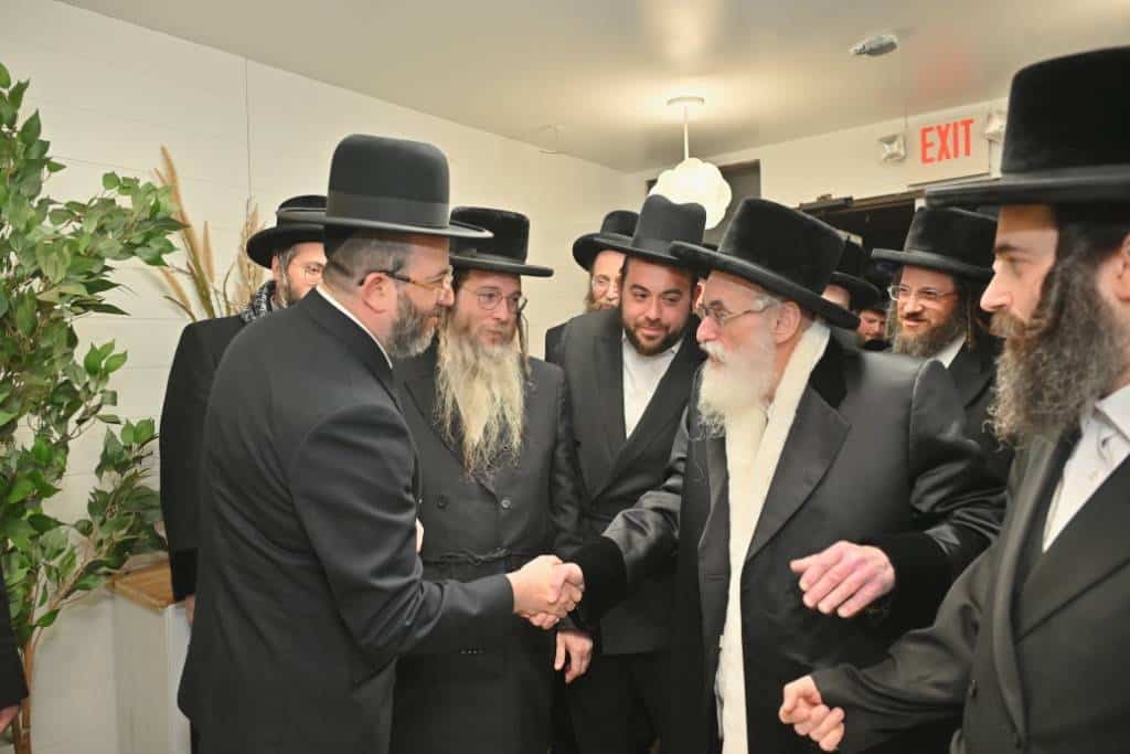 מראות הוד מביקורו של האדמו"ר מויז'ניץ בלייקווד