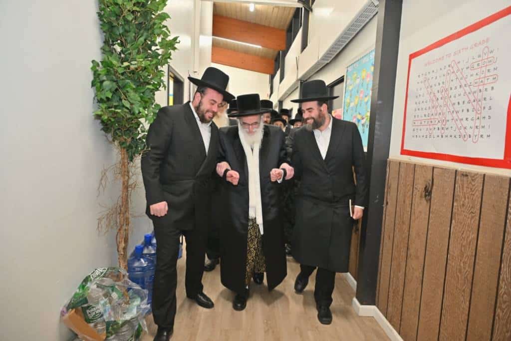 מראות הוד מביקורו של האדמו"ר מויז'ניץ בלייקווד