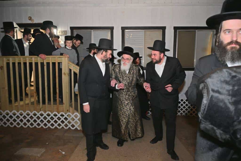 מראות הוד מביקורו של האדמו"ר מויז'ניץ בלייקווד