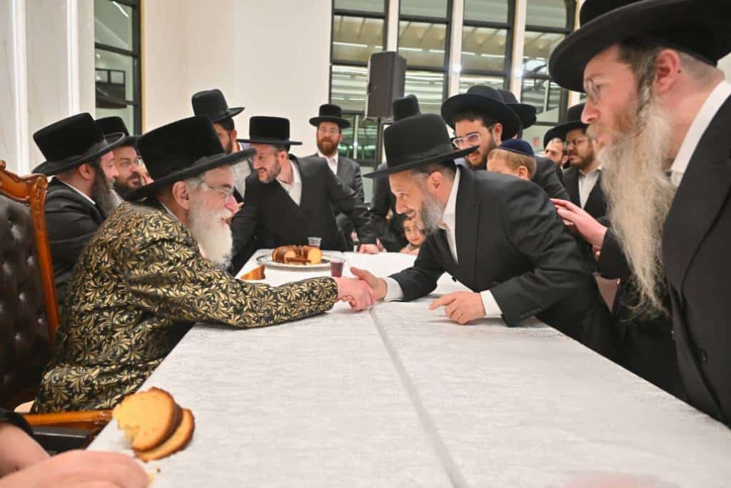 מראות הוד מביקורו של האדמו"ר מויז'ניץ בלייקווד