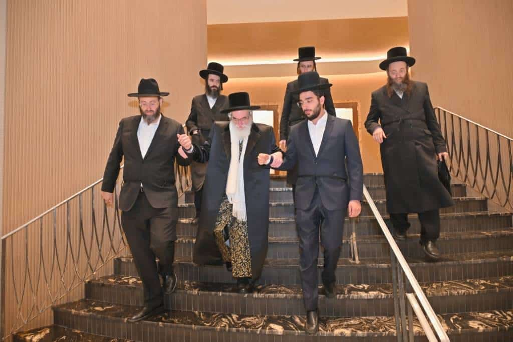 מראות הוד מביקורו של האדמו"ר מויז'ניץ בלייקווד