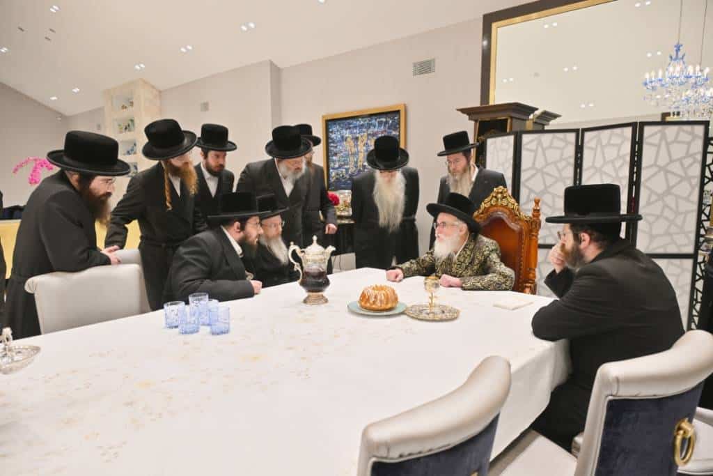 מראות הוד מביקורו של האדמו"ר מויז'ניץ בלייקווד