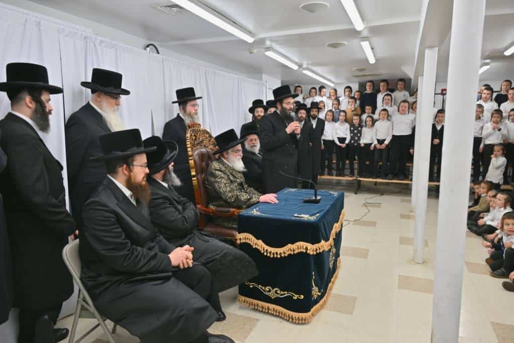 מראות הוד מביקורו של האדמו"ר מויז'ניץ בלייקווד