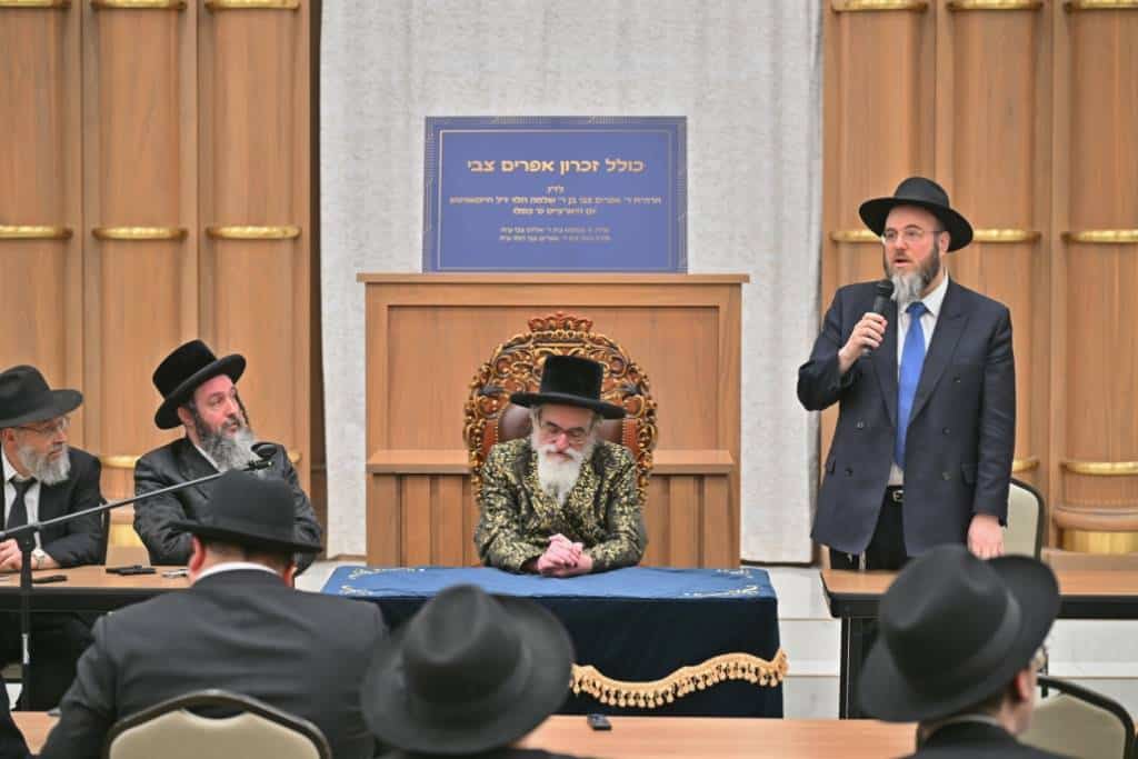 מראות הוד מביקורו של האדמו"ר מויז'ניץ בלייקווד