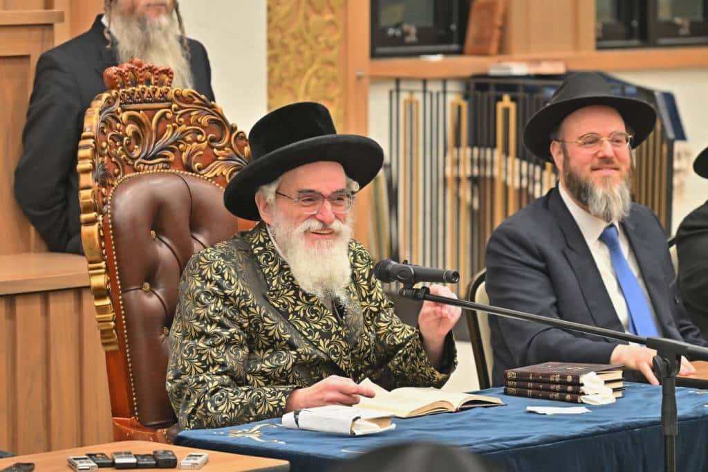 מראות הוד מביקורו של האדמו"ר מויז'ניץ בלייקווד