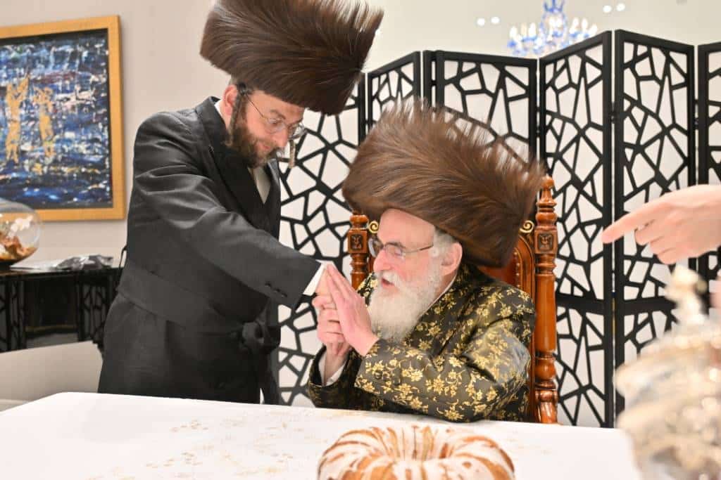 מראות הוד מביקורו של האדמו"ר מויז'ניץ בלייקווד