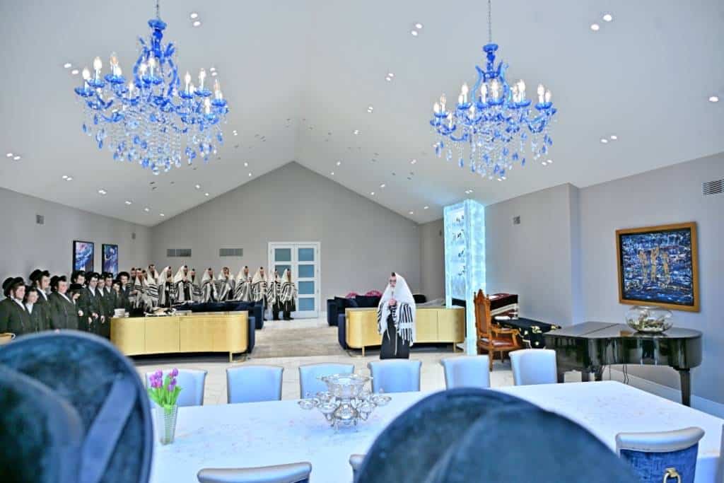 מראות הוד מביקורו של האדמו"ר מויז'ניץ בלייקווד