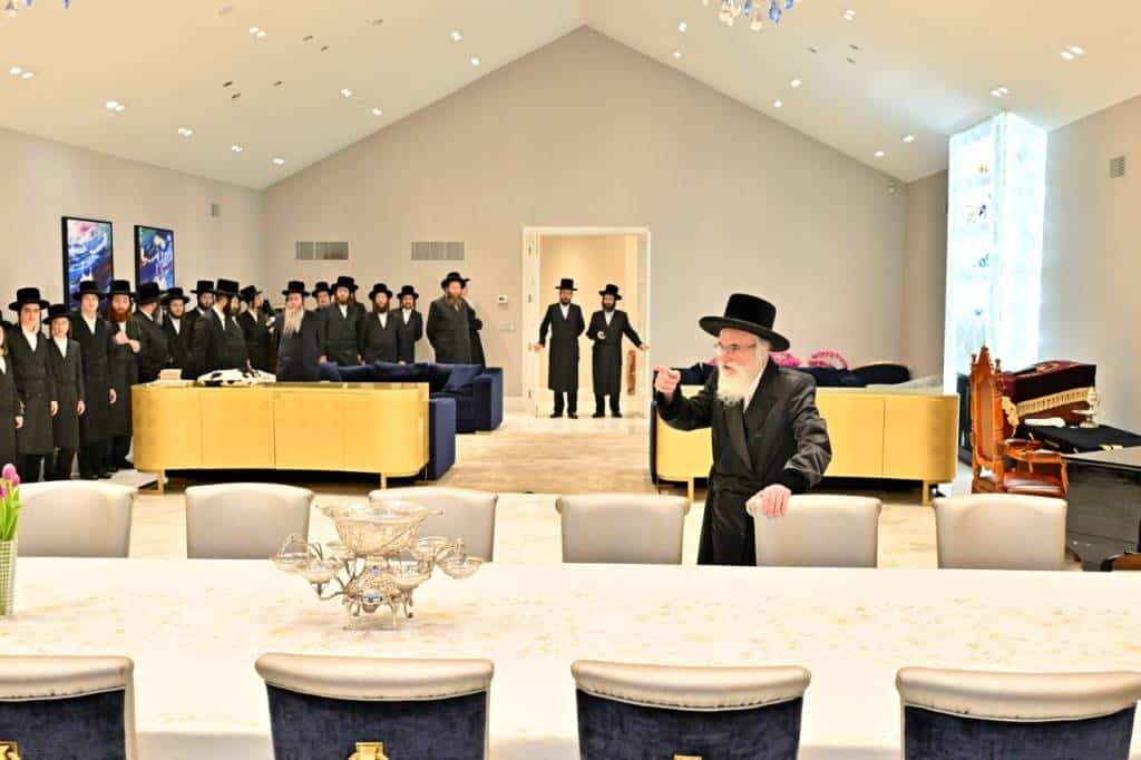 מראות הוד מביקורו של האדמו"ר מויז'ניץ בלייקווד