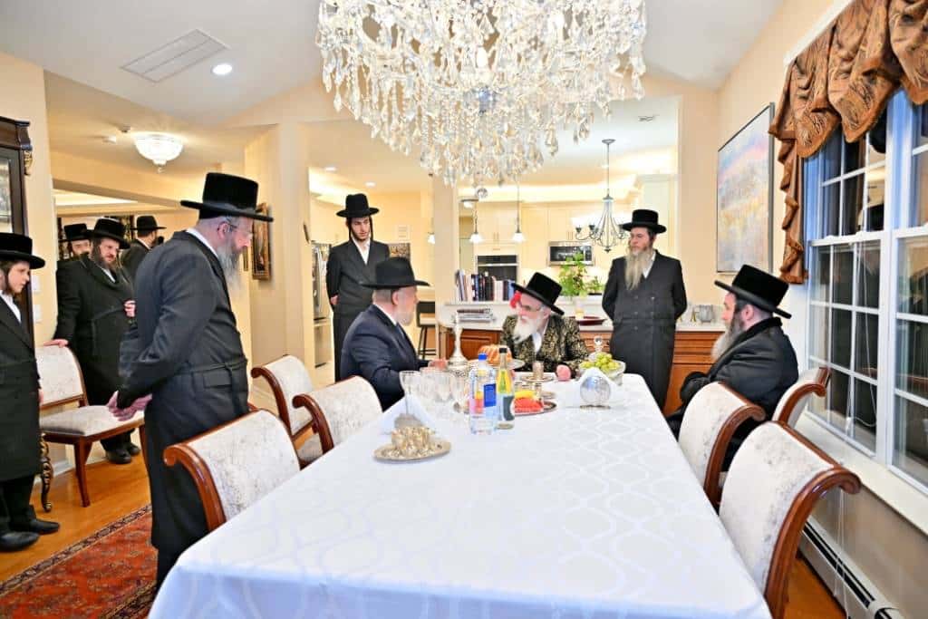 מראות הוד מביקורו של האדמו"ר מויז'ניץ בלייקווד