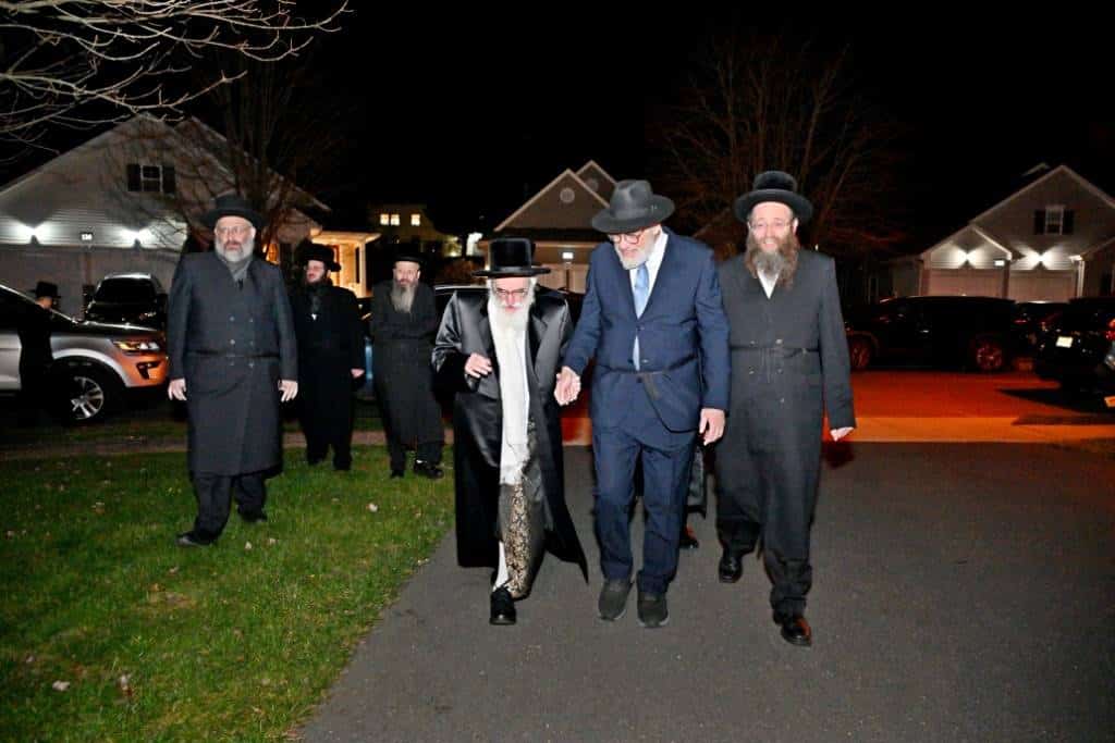 מראות הוד מביקורו של האדמו"ר מויז'ניץ בלייקווד