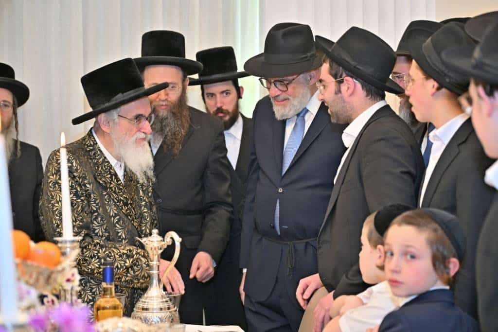 מראות הוד מביקורו של האדמו"ר מויז'ניץ בלייקווד